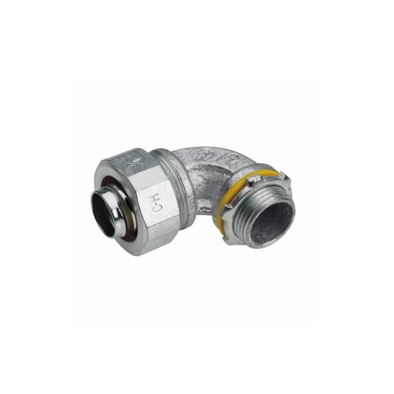 CROUSE HINDS - Liq.Tight 90D Angle Connector Insulated MI 3/4", #LTB7590