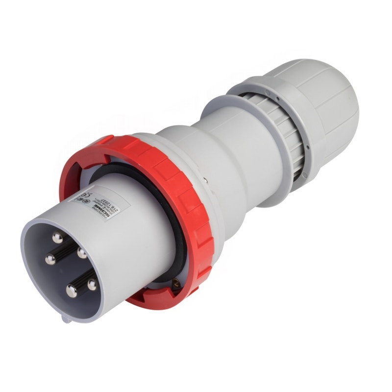 SCAME - Plug, 63A, 3P+N+E, IP66/IP67/IP69, 6H, 346-415V, 50Hz 60Hz, Mantle Terminals
