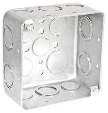 ITCC - Square Box, 4", 2 1/8" Deep 3/4" KO