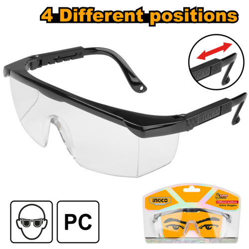 Safety goggles 4 different positions نظارة حماية 4 اوضاع