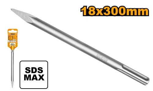 SDS Max Chisel 18x300mm ازميل دريل اس دى اس مدبب 300 ملم