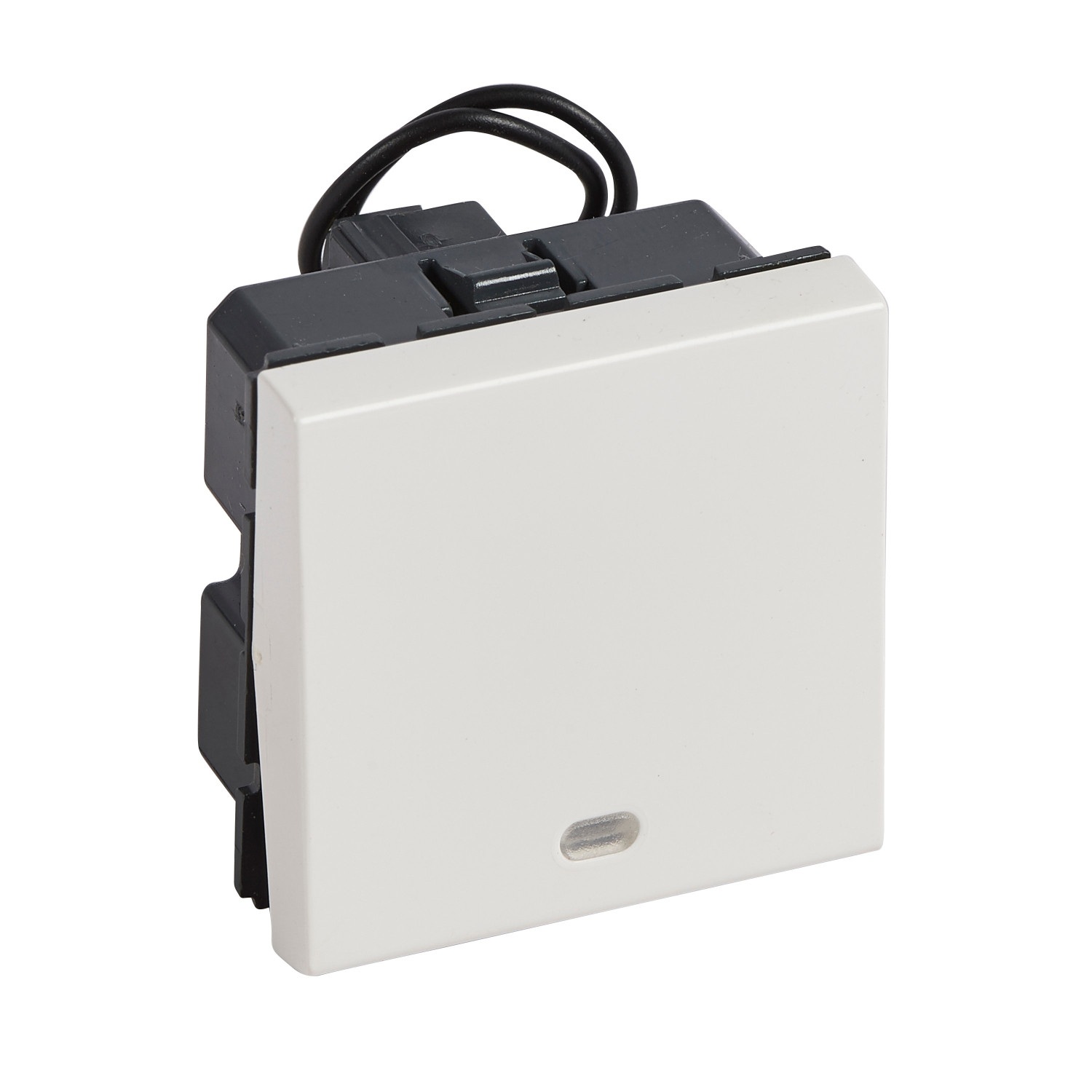 LEGRAND - Push-Buttons SW, 6A, 2 Way 2Mod, w/ Led Indicator, White