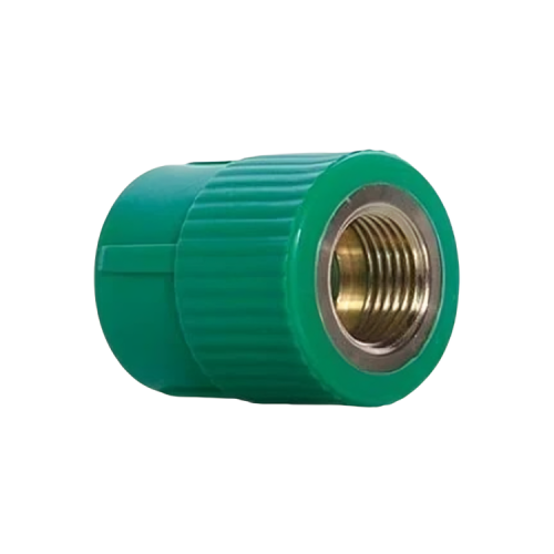 Internal thread bushing - female 90mm PPR bushing - green thermal - conversion