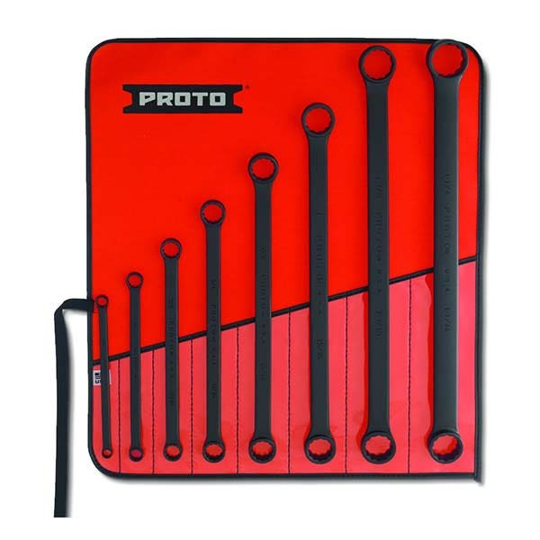 PROTO - Black Oxide Box Wrench Set, 8 Pieces, 12 Point