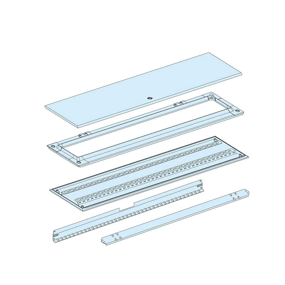 SCHNEIDER - Duct (Rear Enclosure + Plain Door) W300 33M Prisma G IP55