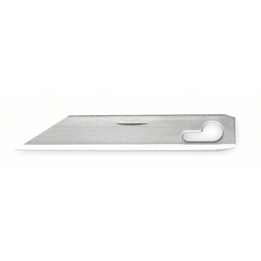 Utility Blade, 2 1/2 inch Blade Length, 13/32 inch Blade Width, 0.046875 inch Blade Thick, Steel