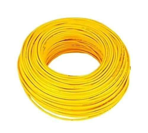 Mesc Flexible Copper Wire - 450/750 V - Coil Length 500 Feet - AWG/THNN AWG10/PVC - Yellow