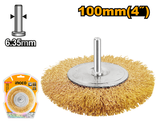 wire brush wheels drill 100mm 4"فرشاة سلك دريل 100 ملم 4 بوصة