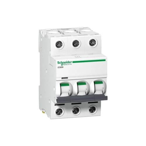 Schneider Sub Breaker - 3 Lines - 20 Amps - ACTI9 iC60N A9F44320,C Curve