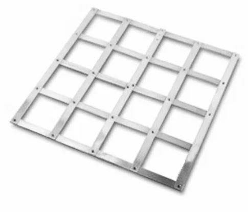 BAHRA EARTHING - Stainless Steel Lattice Earth Mat, 600x600x3mm
