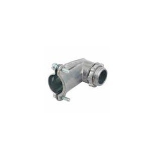 ITCC - Connector, Flex, Squeeze, 90 Degrees, Zinc Die Cast, 1"