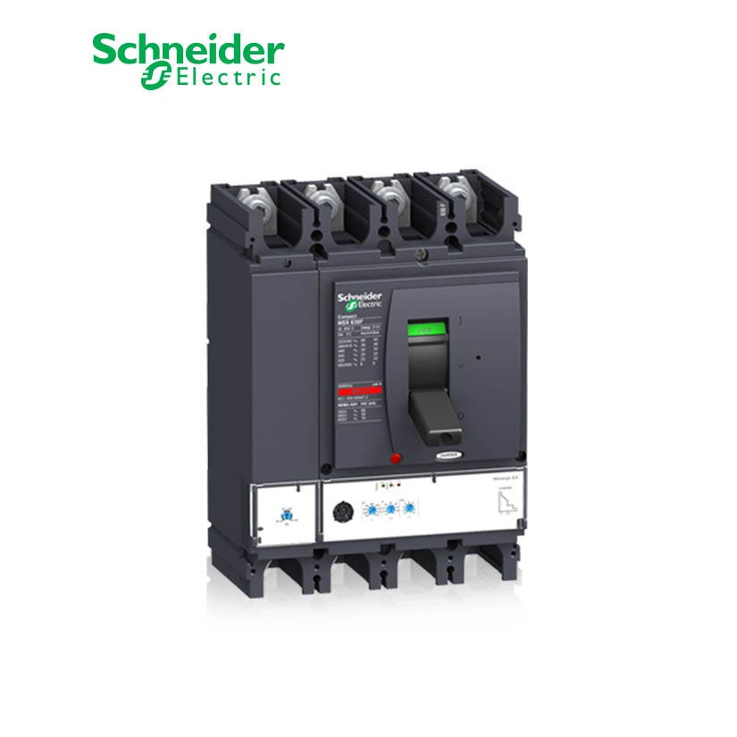 SCHNEIDER - MCCB Breaker, ComPact NSX630F, 4P 4d, 36kA at 415 VAC, MicroLogic 2.3 Trip Unit 630A