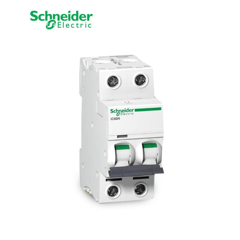 SCHNEIDER - MCB Breaker, Acti9 iC60H, 2P, 6A, C curve 