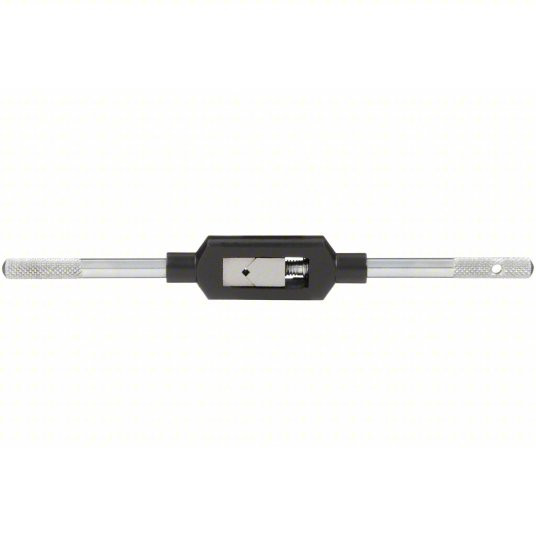 Straight Tap Wrench, Knurling Round, Hand Tool, 1/16 inch Min. Tap Size, 1/4 inc Max. Tap Size