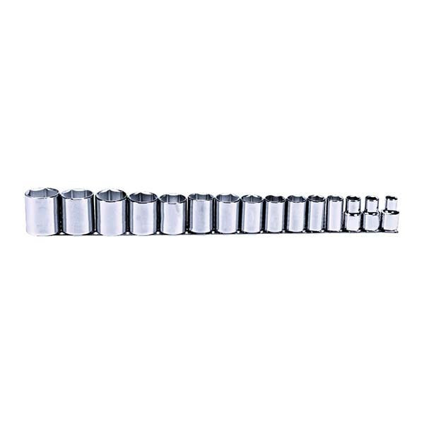 PROTO - 1/2" Drive Socket Set, 15 Pieces, 6 Point