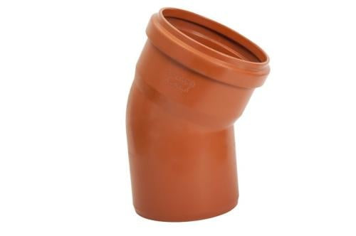 Light elbow (drainage) 160 mm from Ableco - Orange