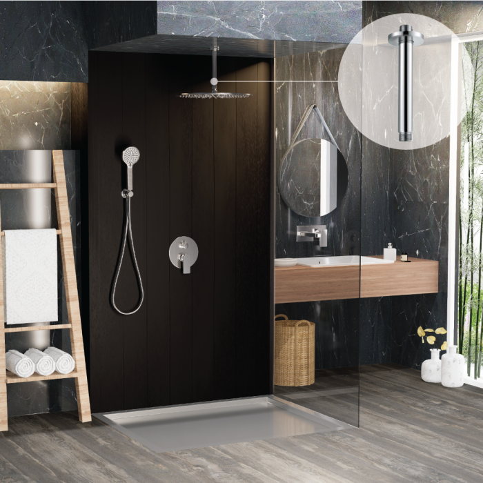 Shower arm CEILING mounted 20 cm - Saudi Ceramics