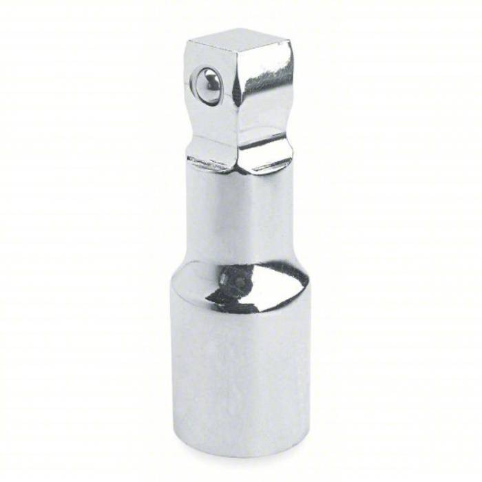 Socket Extension, 3/4 inch Input Drive Size, 3/4 inch Output Drive Size, 4 inch Overall Length, Chrome
