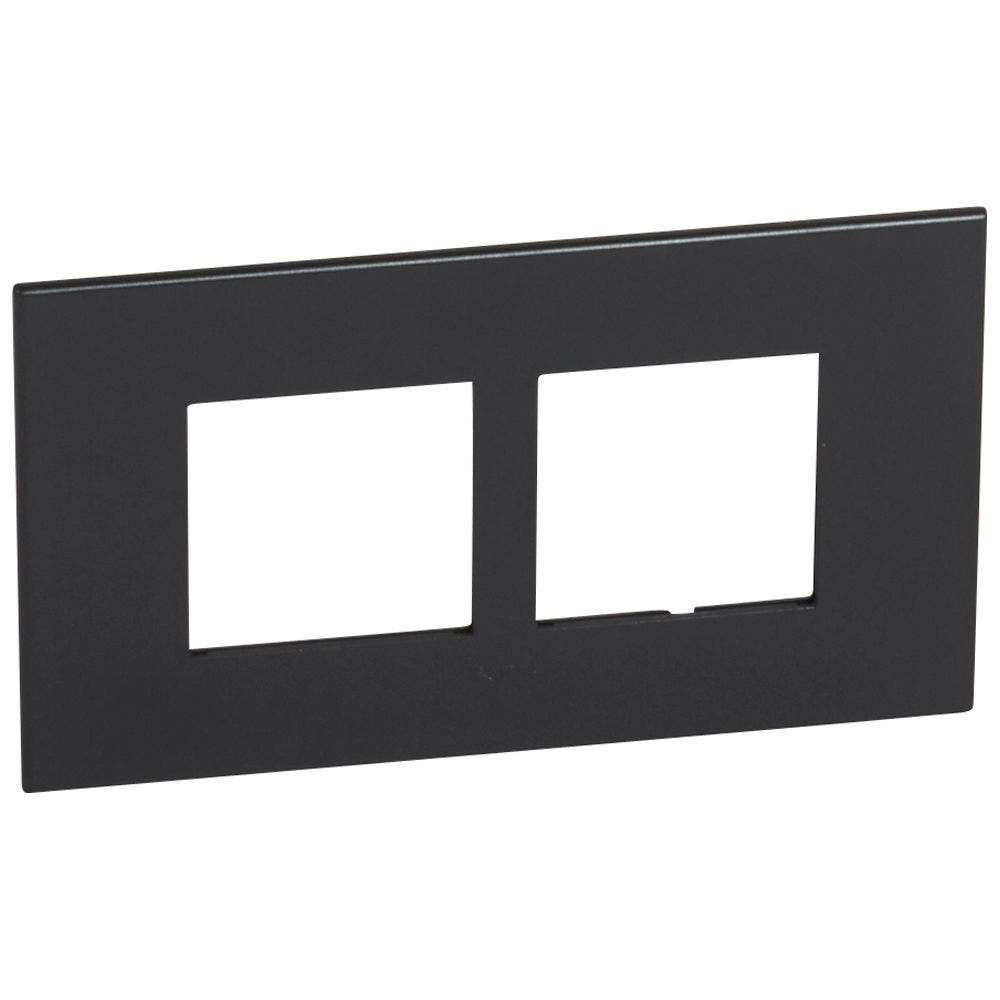 LEGRAND - Plate 4Mod Sqr BS Std, Graphite Arteor