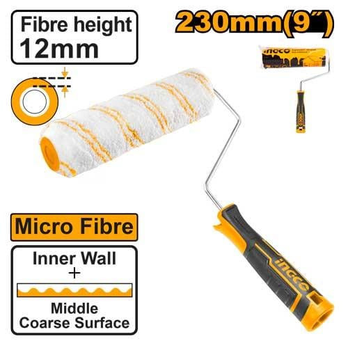 Cylinder brush(Inner wall) Micro fibre 9"رول دهان باليد 9 بوصة