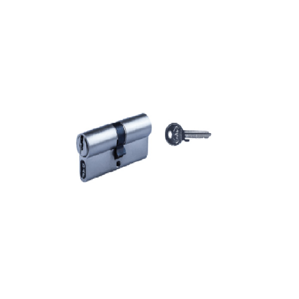 DAF® KILIT - Traditional Key Cylinder, Centered Cam, Satin Plated