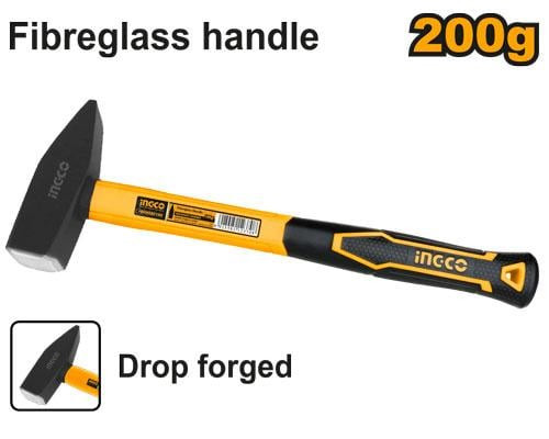 Machinist hammer 200g fiberglass handle مطرقة 200 غرام يد فايبر