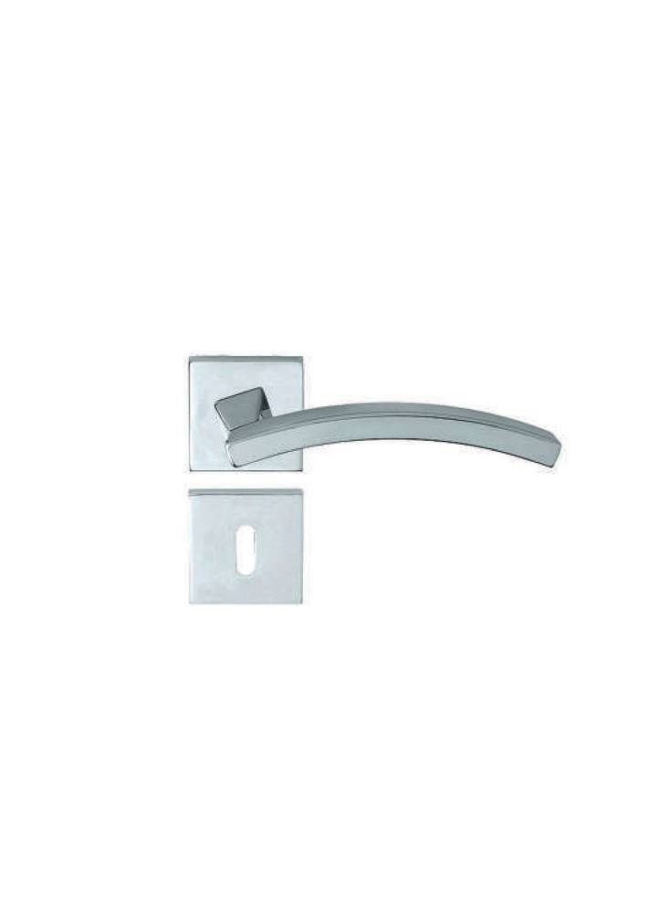 Kali Pink Matte Chrome Door Handle Model 1040