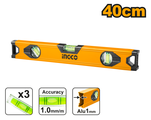 Spirit level Length:40cm Aluminum ميزان ماء المنيوم 40 سم