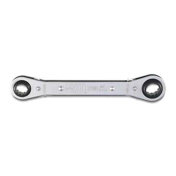 PROTO - Double Box Reversible Ratcheting Wrench, 15 x 17 mm, 12 Point