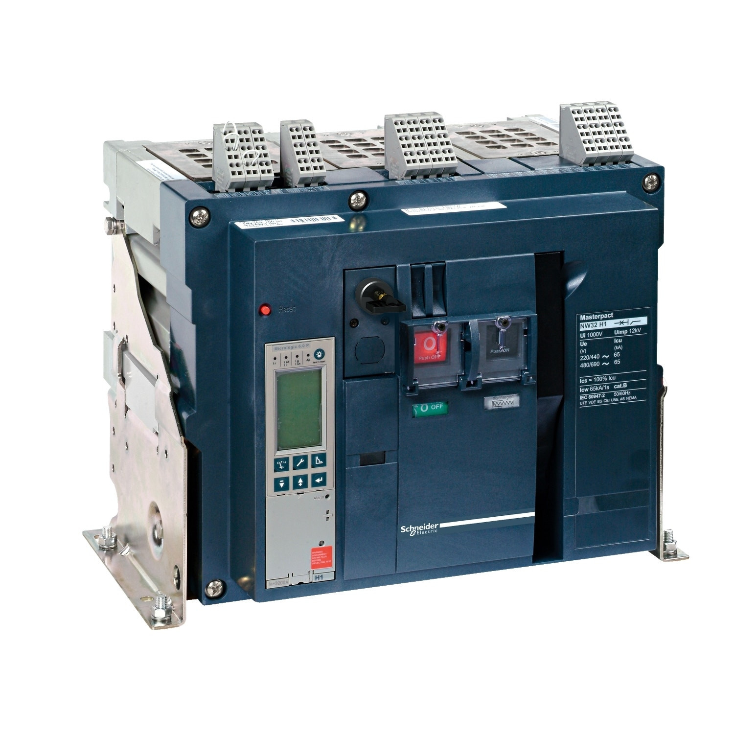 SCHNEIDER - ACB Breaker, MasterPact NW, 2500A , N1, 3 Poles, Fixed, Micrologic 2.0 A