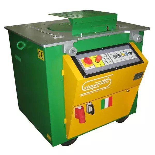 Steel Rod Bending Machine, Bending Capacity up to 34mm, 3KW, 4Hp, Made in italy