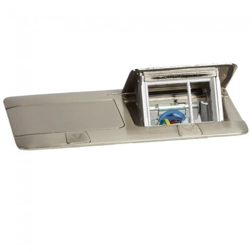Legrand Metal Floor Plugs Box - 6 Module