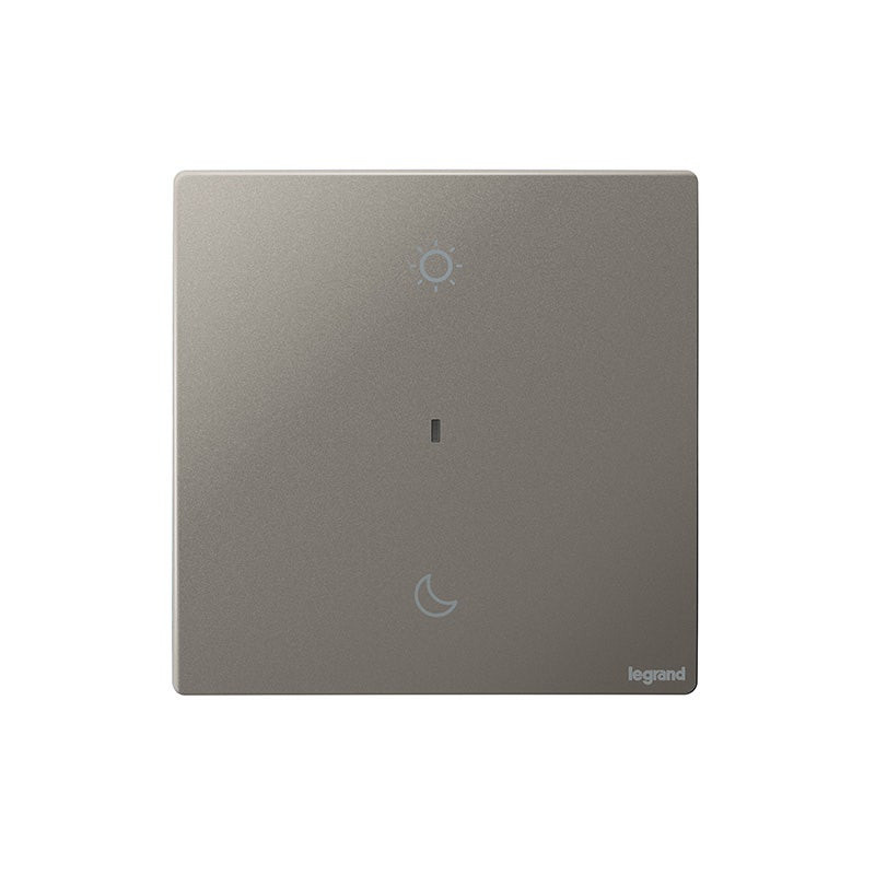 LEGRAND - Wireless Remote Switch Mallia Senses, Wake Up/Sleep, Dark Silver