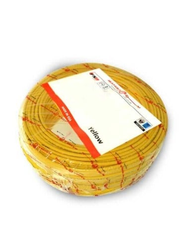 NYA electrical cord - 2.5m mica from Bahra, yellow
