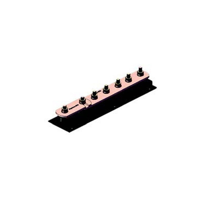 RAYCHEM RPG - Earth Bar With Single Disconnect Link 6 Way, 475x90x96 mm