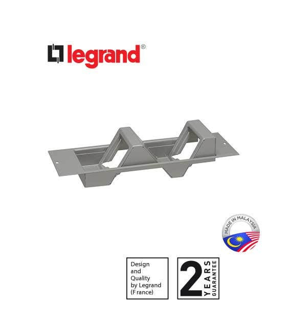 LEGRAND - Waved Support Plate for Arteor Mechanism for 4 Modules, 2 x 2 Modules