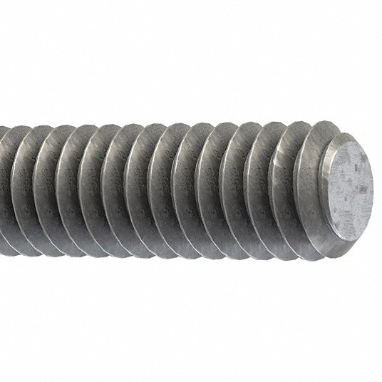 Fully Threaded Stud, Steel, Grade B7, 1/2
