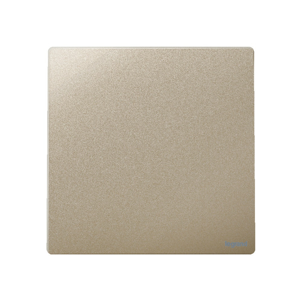 LEGRAND - Push-Button Mallia, N/O Contact (Push to Make), 1 Gang, 10 A, 250 V~, Champagne