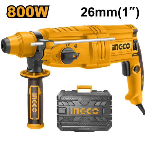 Heavy Duty Rotary Hammer 800W-26MMدريل حفر وتكسير 800 وات 26 ملى
