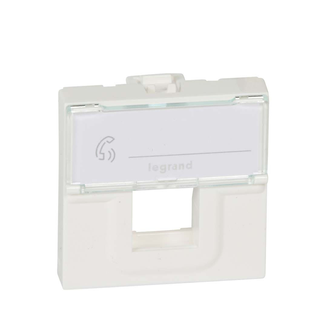 LEGRAND - Faceplate Mosaic, for Single Keystone Connector, 2 Modules