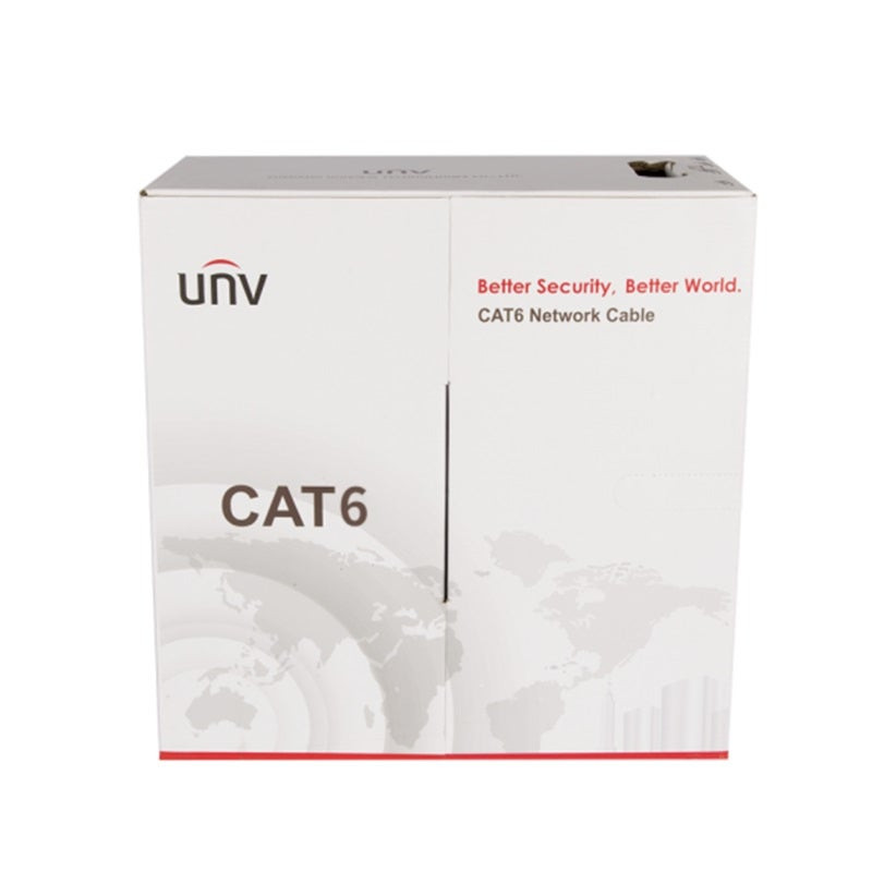 UNIVIEW - CAT6 UTP Cable, CCA, 305m, White