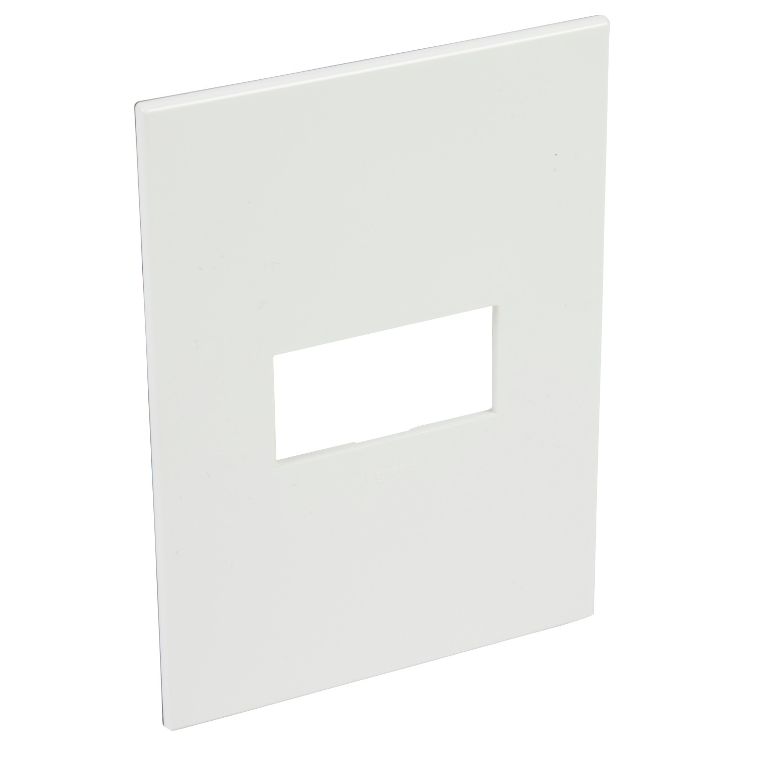LEGRAND - Plate 1Mod Sqr Italian/US Std, White Arteor