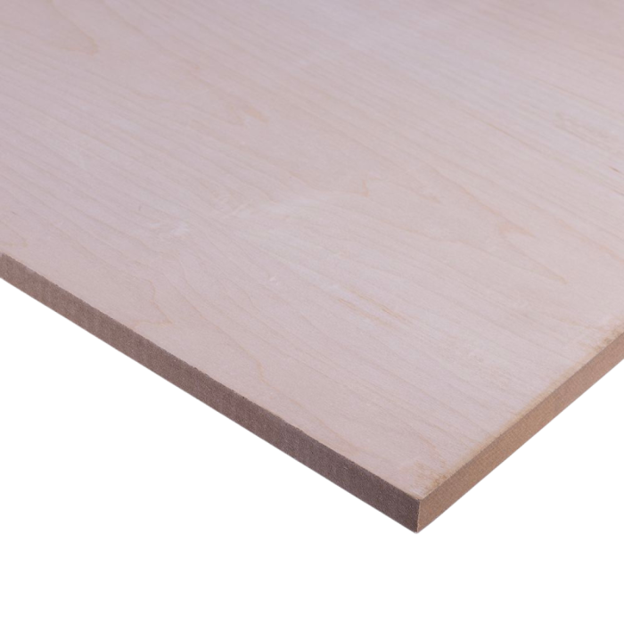 Maple MDF Veneer - 6 * 1220 * 2440 mm - Double Faced - Chinese