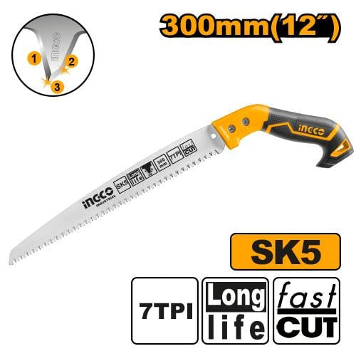 Pruning saw Taiwan12"-7TPI Fast cut&long life منشار تقليم الأشجار تايوانى عمر اطول 12 بوصة