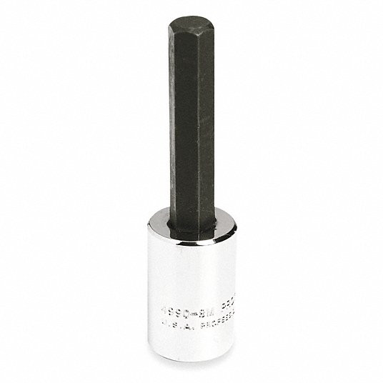 Socket Bit, Insert Length 1 5/8 in, Tip Size 6mm