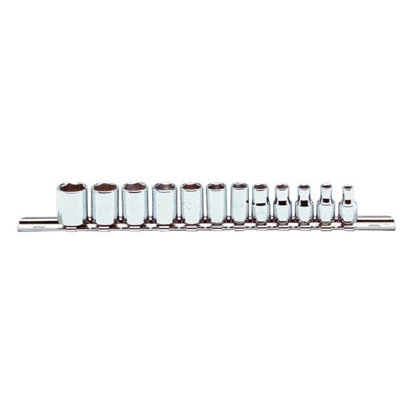 PROTO - 1/4" Drive Metric Socket Set, 12 Pieces, 6 Point