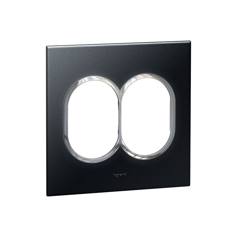 LEGRAND - Plate Arteor, US, 2x3 Modules, Round, 4"x4", Graphite