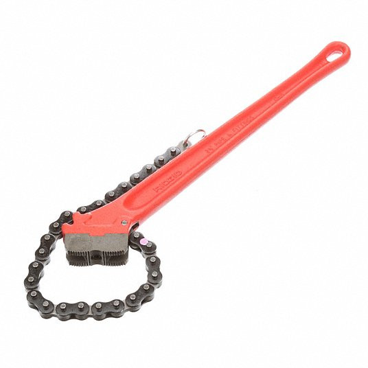 Chain Wrench, Alloy Steel, For Outside Diameter 5 inch, Minimum Pipe Diameter 2 1/2 inch