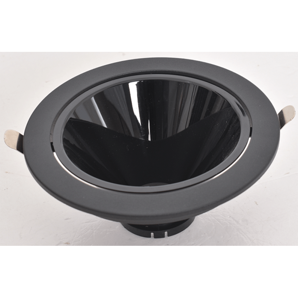 RAMES ALUMINUM RECESSED LUMENZ black Single ROUND