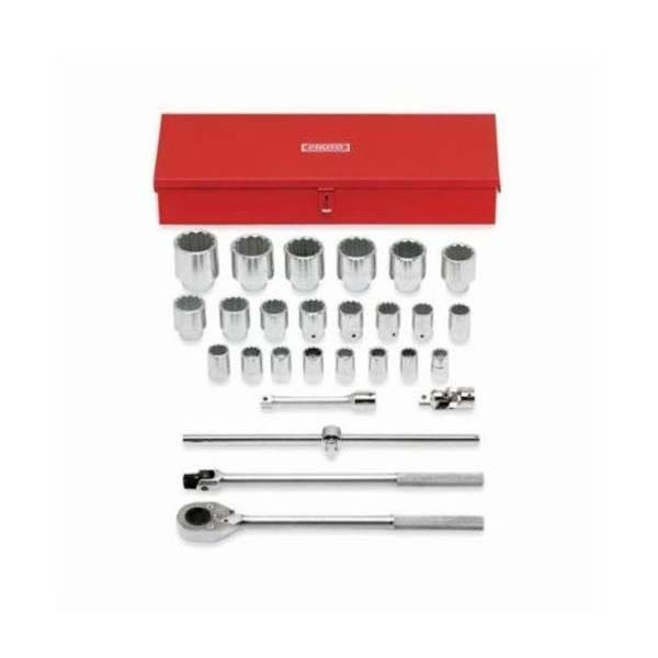 PROTO - 3/4" Drive Metric Socket Set, 28 Pieces, 12 Point